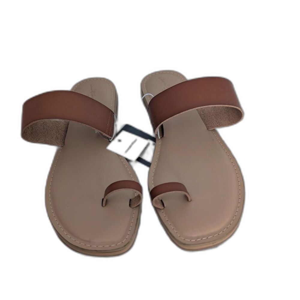 Universal Thread Women's Juno Flat Sandals Gognac Size 10